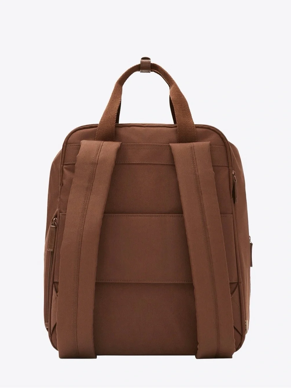 BEIS Brown Expandable Backpack